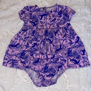 2 piece Lilly Pulitzer dress - purple and blue